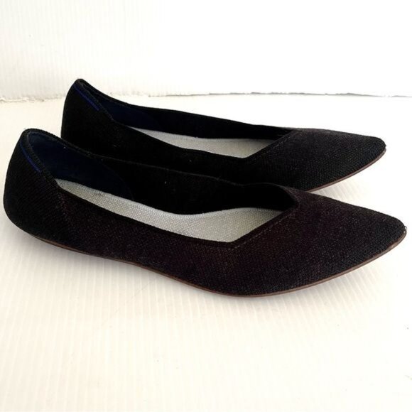 Rothy’s pointy toe flats black size 9